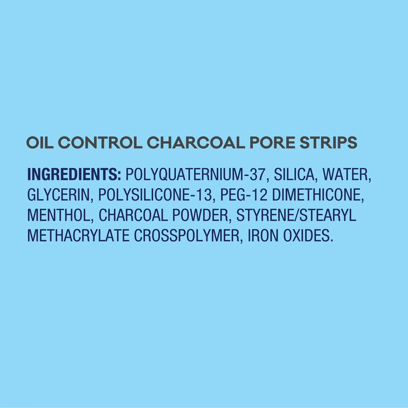 Biore Men's Skincare Charcoal Deep Cleansing Blackhead Remover Pore Nose Strips for Skin Care, 6 Ct