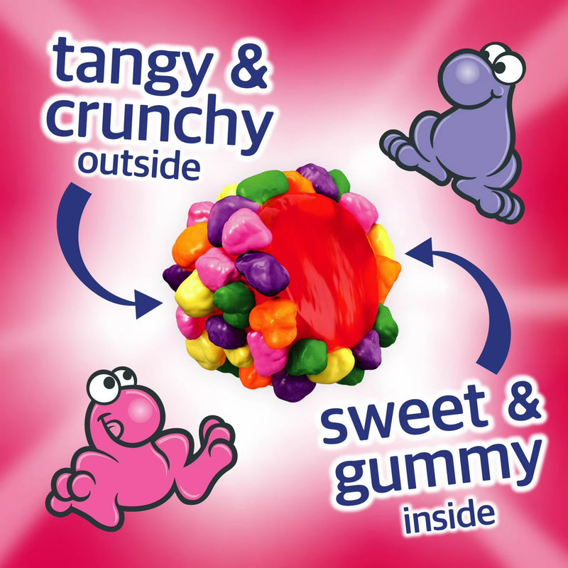 NERDS Gummy Clusters, Candy, Rainbow, Crunchy and Gummy, 8 oz Bag