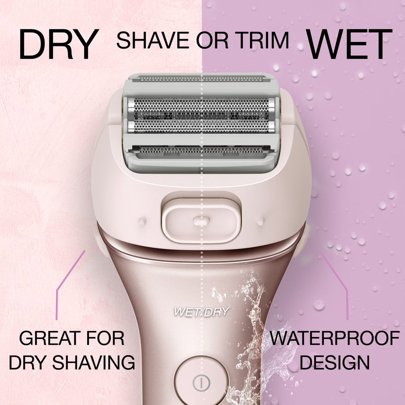 Panasonic ES-WWL8A 4-Blade Electric Shaver for Women with Bikini Trimmer and Wet/Dry Function