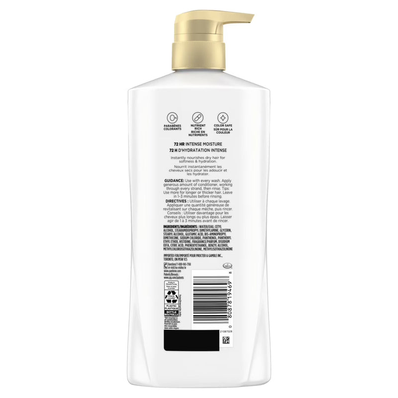 Pantene Pro-V Conditioner Daily Moisture Renewal, All Hair Types, 16.0 fl oz