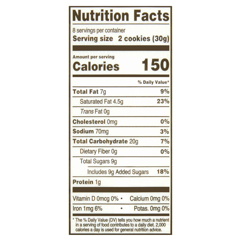 Great Value Lemon Dipped Shortbread Cookies, 8.5 oz