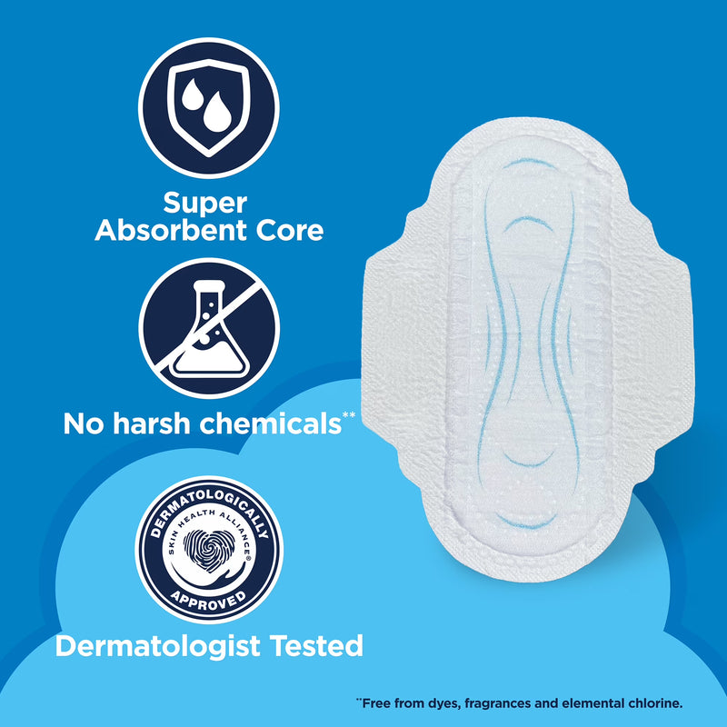 Equate Ultra Thin Pads with Flexi-Wings, Regular Absorbency, Size 1, 18 Count