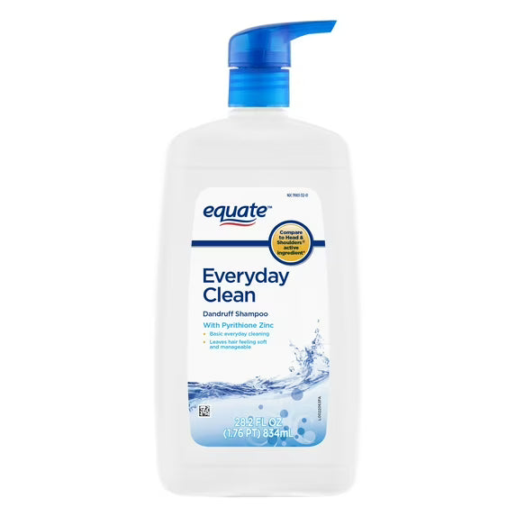Equate Everyday Clean Nourishing Dandruff Shampoo, 28.2 fl oz, Compare to Head & Shoulders Active Ingredient