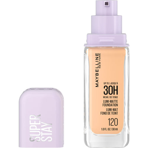 Maybelline Super Stay Lumi-Matte Foundation Makeup, 120, 1 fl oz