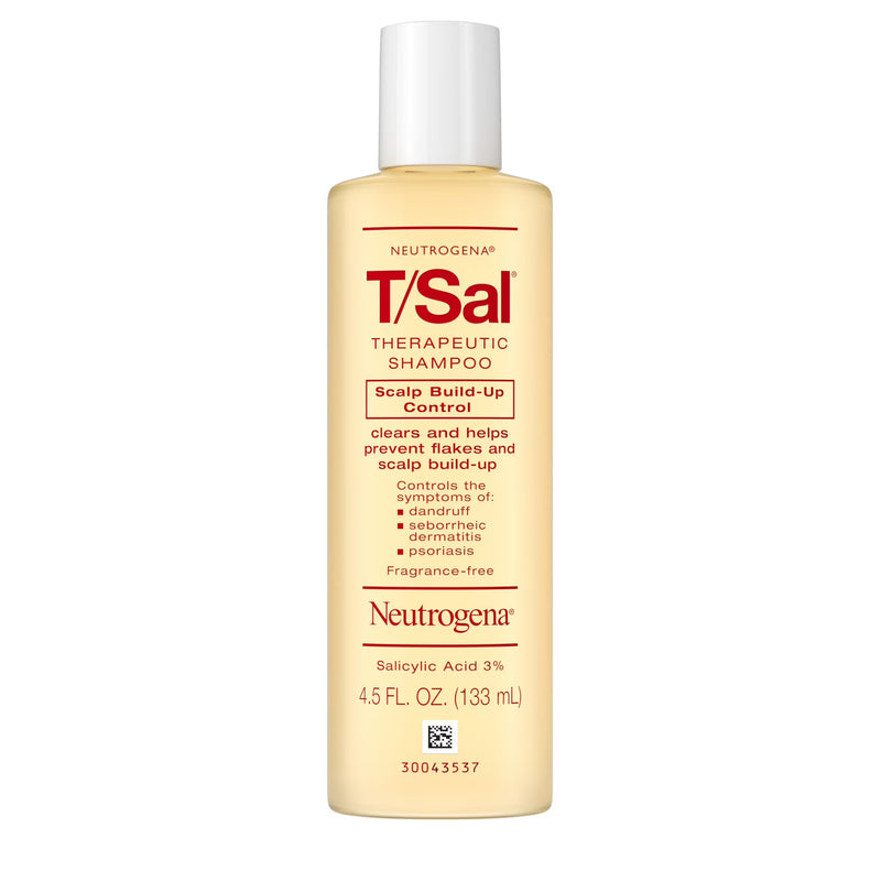 Neutrogena T/Sal Therapeutic Shampoo, Dandruff Shampoo with 3% Salicylic Acid, 4.5 fl. oz