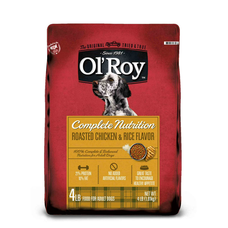 Ol' Roy Complete Nutrition Chicken Dry Dog Food, 4 lbs