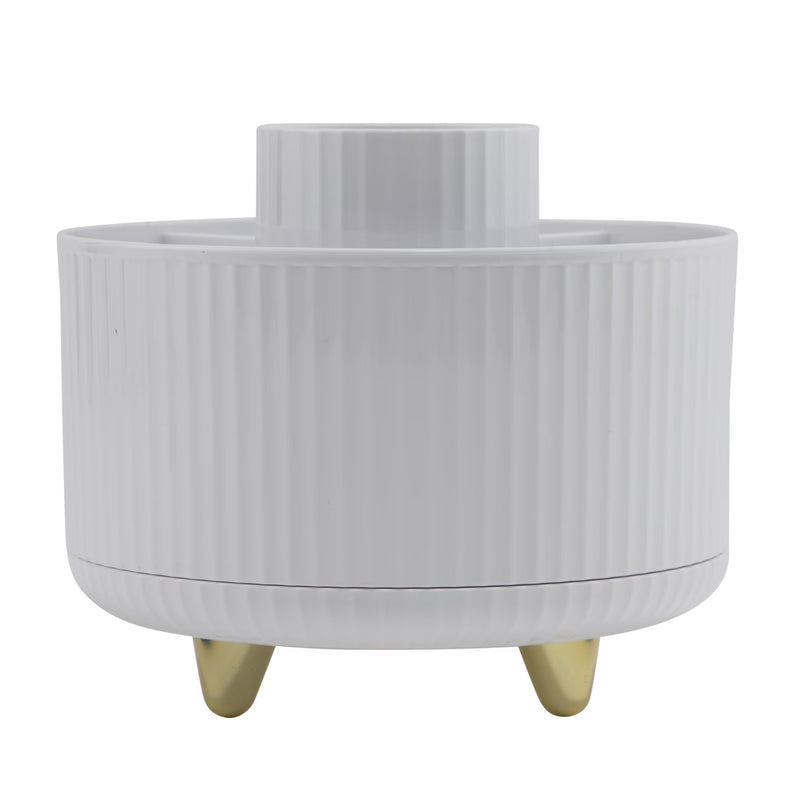 Premium Rotating Beauty Organizer with 5 Compartments for Easy Access