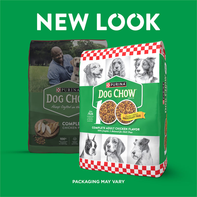 Purina Dog Chow Complete, Dry Dog Food for Adult Dogs High Protein, Real Chicken, 18.5 lb Bag