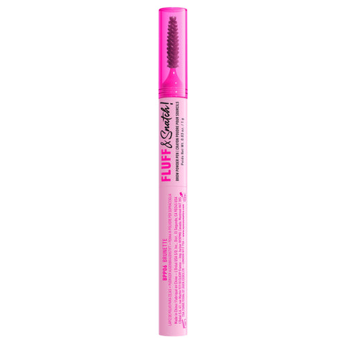 NYX Professional Makeup Fluff & Snatch Eyebrow Pencil, Eyebrow Powder Pen, Brunette, 0.04 oz