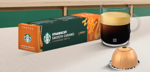 Vertuo Starbucks® by Nespresso Starbucks® Smooth Caramel Notes of Buttery Caramel & Vanilla
