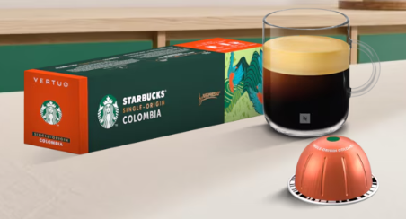 Vertuo Starbucks® by Nespresso Starbucks® Single Origin Colombia Notes of Toasted Walnut & Herbs