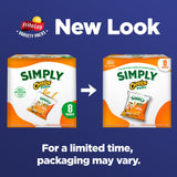 Cheetos Simply Puffs Cheese White Cheddar Flavored Snacks, 8 Count