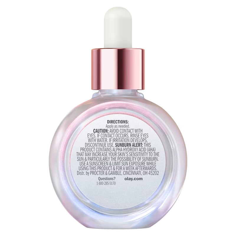 Olay Super Serum, 5-in-1 Skin Enhancing Face Serum, 1.0 oz, For Brightening Dull or Dry Skin