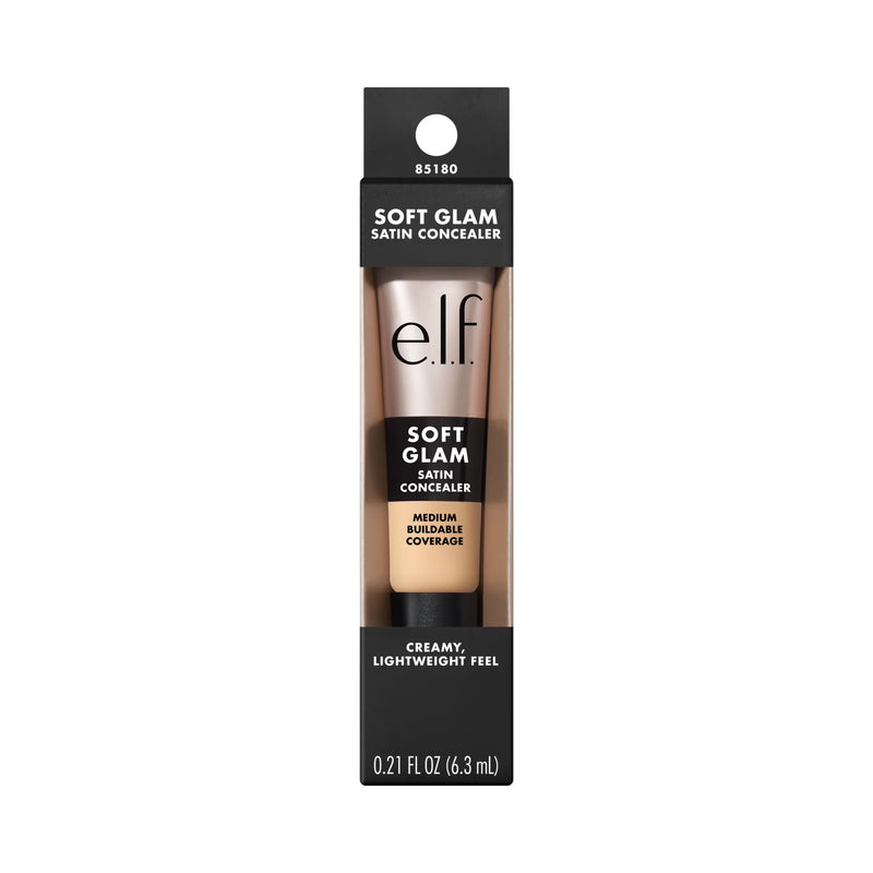 e.l.f. Soft Glam Satin Concealer, 15 Fair Warm, 0.21 fl oz