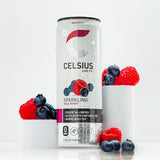 CELSIUS Sparkling Wild Berry, Functional Energy Drink 12 fl oz Can (Pack of 12)