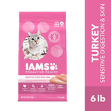 Iams Proactive Health Turkey Dry Cat Food, 6 Lb Bag