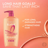 L'Oreal Paris Elvive Dream Lengths Restoring Shampoo, Pump, 28 fl oz