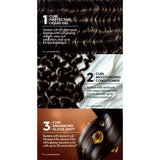 Garnier Nutrisse 0% Ammonia Glossy Curl Nourishing Permanent Hair Color Kit, CR4 Dark Brown, 1 Kit