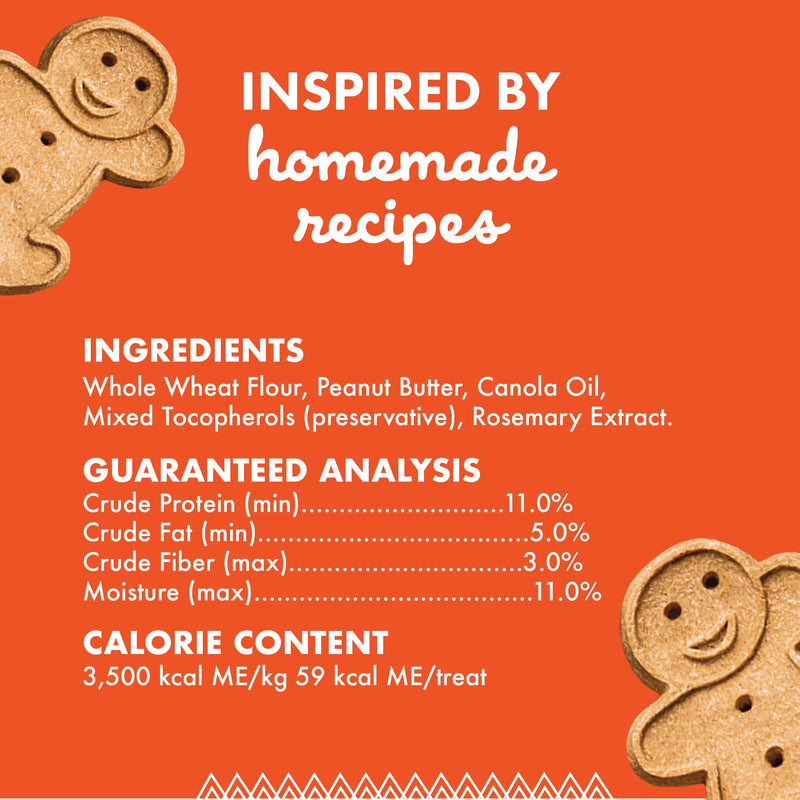 Buddy Biscuits Crunchy Dog Treats, Peanut Butter, 16 oz. Box