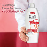 Curel Ultra Healing Intensive Fragrance-Free Lotion, Extra-Dry Sensitive Skin Moisturizer, 20 fl oz