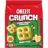 Cheez-It Crunch Sharp White Cheddar Cheesy Baked Snacks, Lunch Snacks, 6.5 oz
