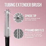 Maybelline Lash Sensational Sky Tubes Tubing Mascara Extension-Like Length Conditioning with Shea Butter + Castor Oil , Very Black, 0.23 fl oz