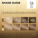 L'Oréal Paris Superior Preference Fade-Defying Adult Permanent Hair Color, 7A Dark Ash Blonde, 1 Kit
