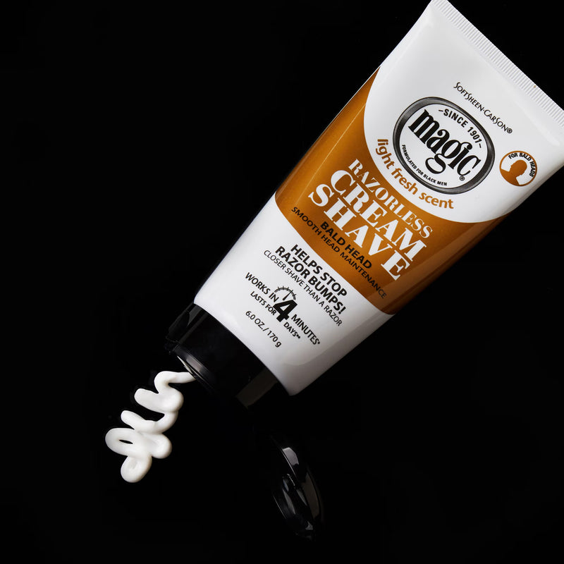 Magic Razorless Shave Cream Sensitive Skin for Hair Removal, Depilatory Cream - 6oz