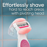 Gillette Venus Mini on The Go Women's Razor Handle with 1 ComfortGlide White Tea Scent Blade Refill + 1 Travel Case