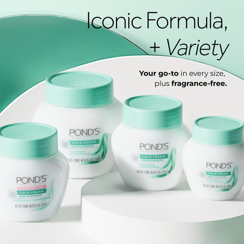 POND’S Cold Cream Cleanser, Hydrating Makeup Remover & Deep Cleansing Face Cream – 9.5 oz