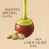 Lindt LINDOR Pistachio Milk Chocolate Candy Truffles, 5.1 oz. Bag