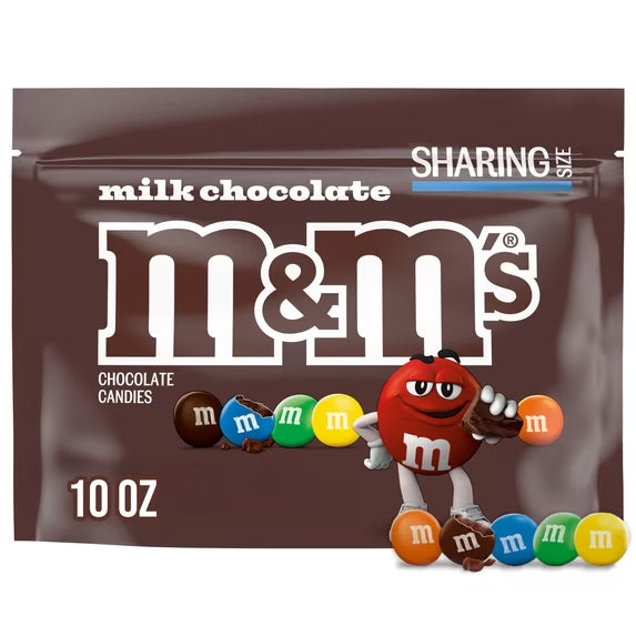 M&M'S Milk Chocolate Candy, Sharing Size (10 oz)