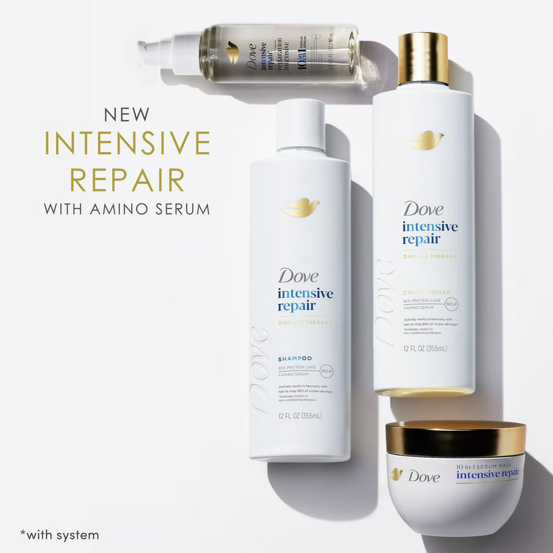 Dove Intensive Repair Shampoo & Conditioner Set, 12 fl oz 2 count