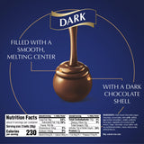 Lindt LINDOR Dark Chocolate Candy, 5.1 oz Bag