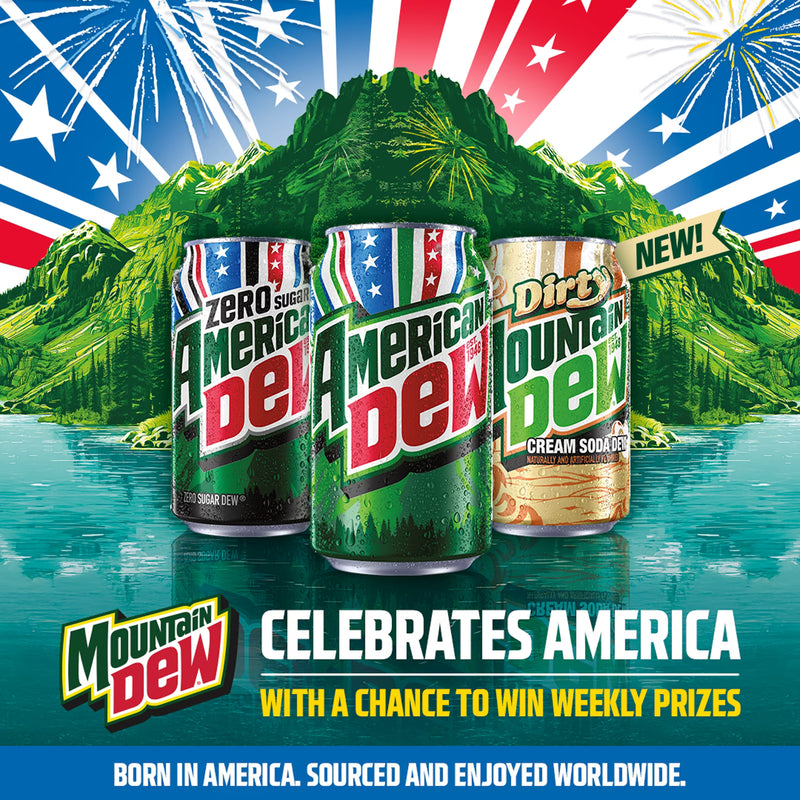 Mountain Dew Zero Sugar Citrus Soda Pop, 12 fl oz, 12 Pack Cans