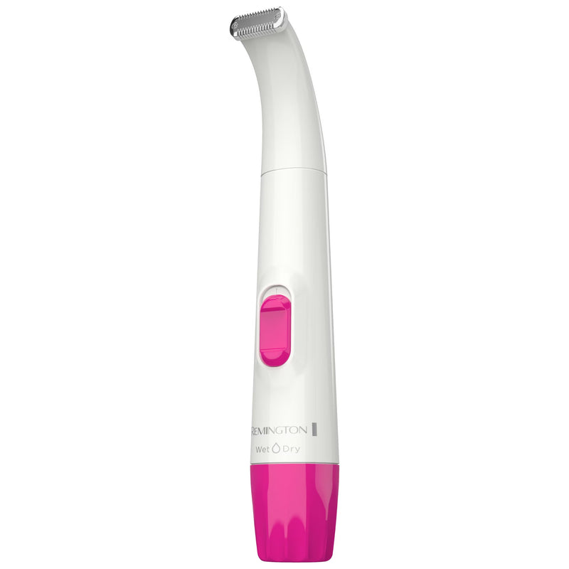 REMINGTON Smooth & Silky Body & Bikini Trimmer Kit, Wet/Dry, Battery Operated, Pink