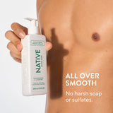 Native Shave Cream for Face & Body, Cedarwood & Jasmine 7.6 fl oz