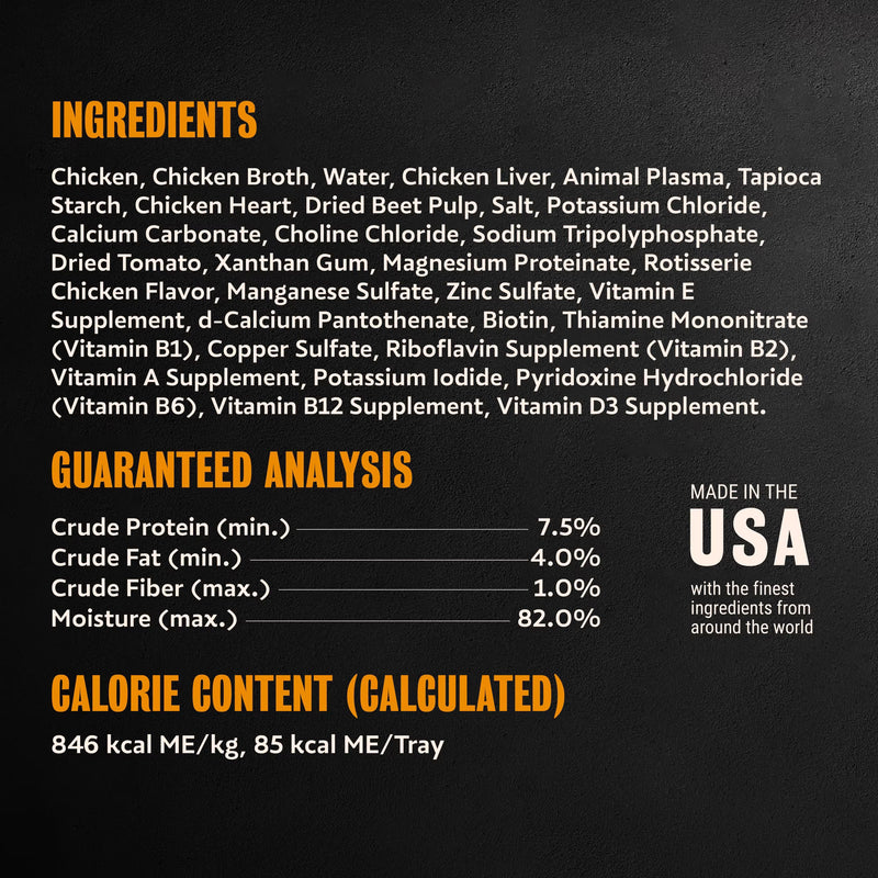 Cesar Filets in Gravy Wet Dog Food, Rotisserie Chicken Flavor, 3.5 oz. Trays, Pack of 24