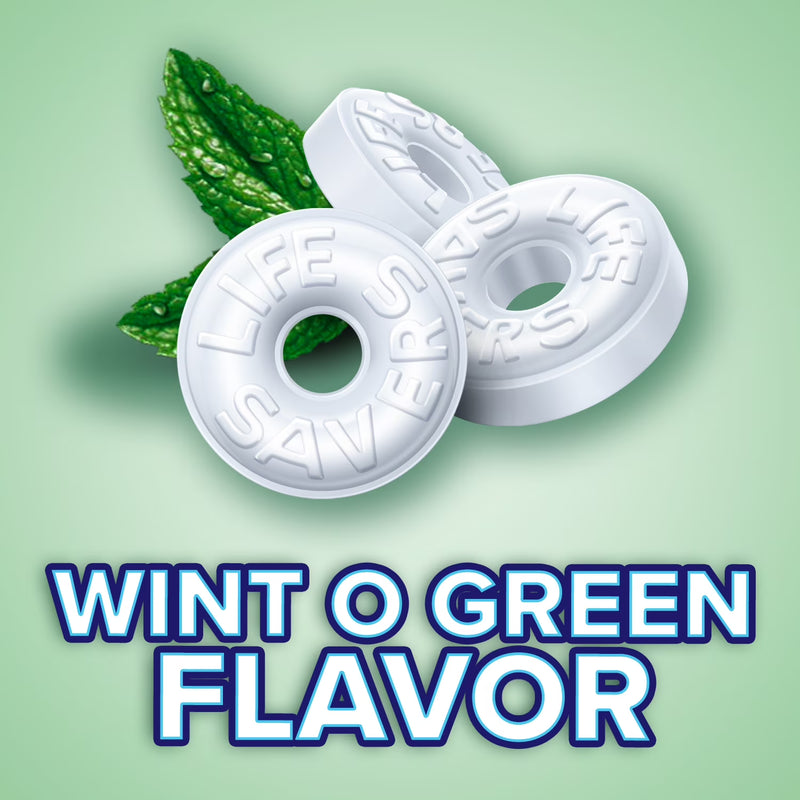 Life Savers Wint-O-Green Breath Mints Hard Candy, Sharing Size - 13 oz