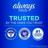 Always Maxi Pads with Wings, Size 5, Extra Heavy Overnight, 36 Count