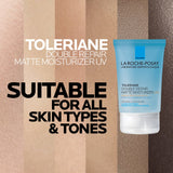 La Roche-Posay Toleriane Double Repair Oil-Free Matte Face Moisturizer SPF 30 for Oily Skin, 3.38 fl oz
