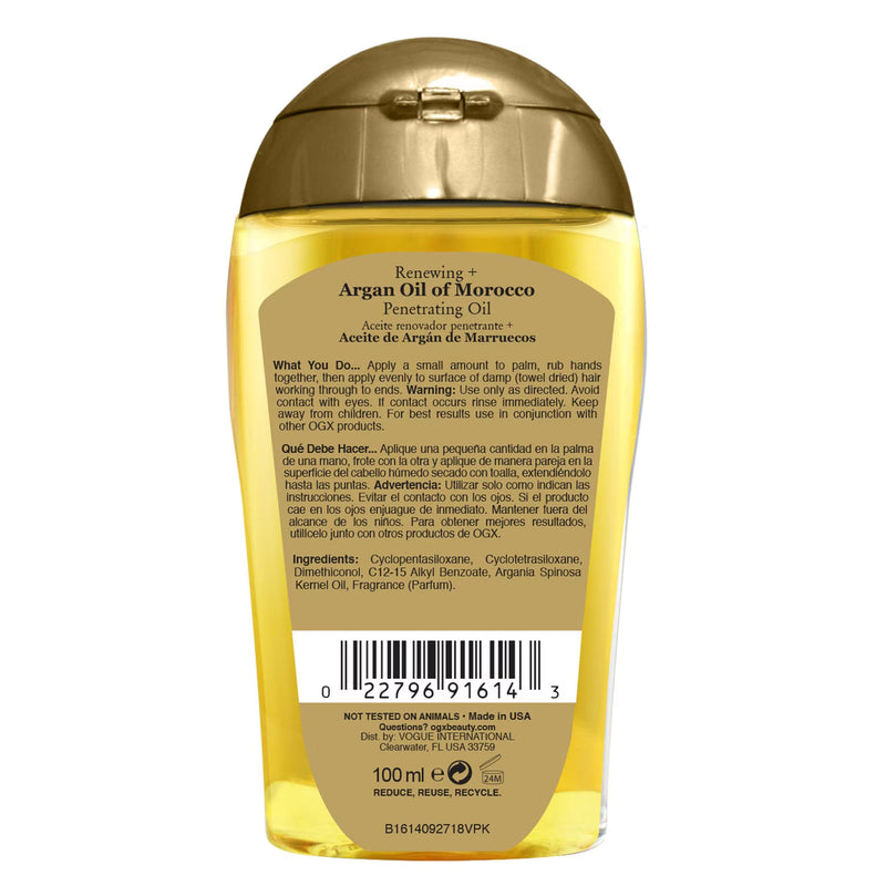 OGX Renewing + Argan Oil of Morocco Penetrating Hair Oil, 3.3 fl. oz