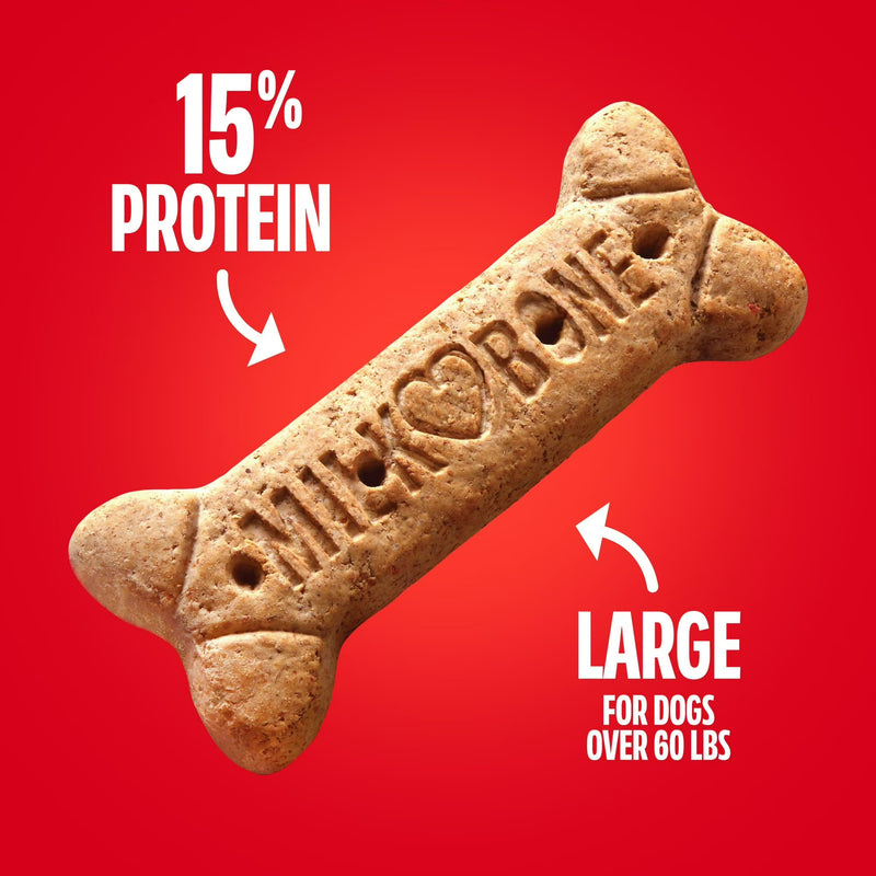 Milk Bone Original Biscuits, Large Dog Treats, 4 Lb. Box