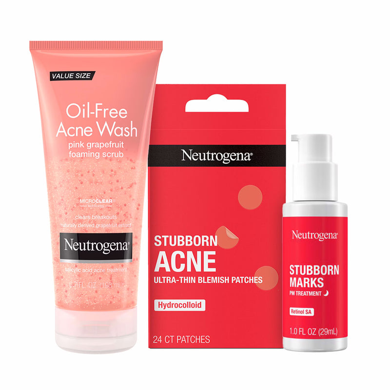 Neutrogena Oil-Free Pink Grapefruit Face Scrub, Salicylic Acid Acne Face Wash, 6.7 fl oz