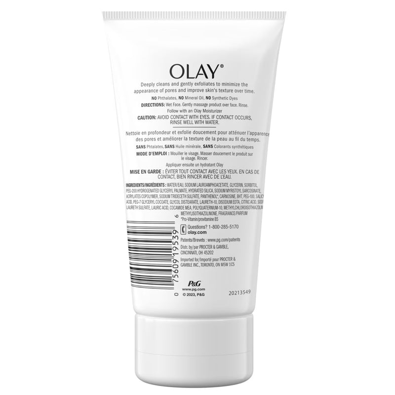 Olay Regenerist Detoxifying Face Wash Pore Scrub, 5.0 fl oz