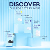 Biore Men's Skincare Charcoal Deep Cleansing Blackhead Remover Pore Nose Strips for Skin Care, 6 Ct