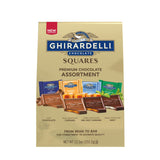 GHIRARDELLI Premium Chocolate Assortment SQUARES, 12.5 oz Bag