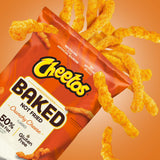 Baked Cheetos Crunchy 50% Less Fat Cheese Flavored Snacks Bag, 7.625 oz