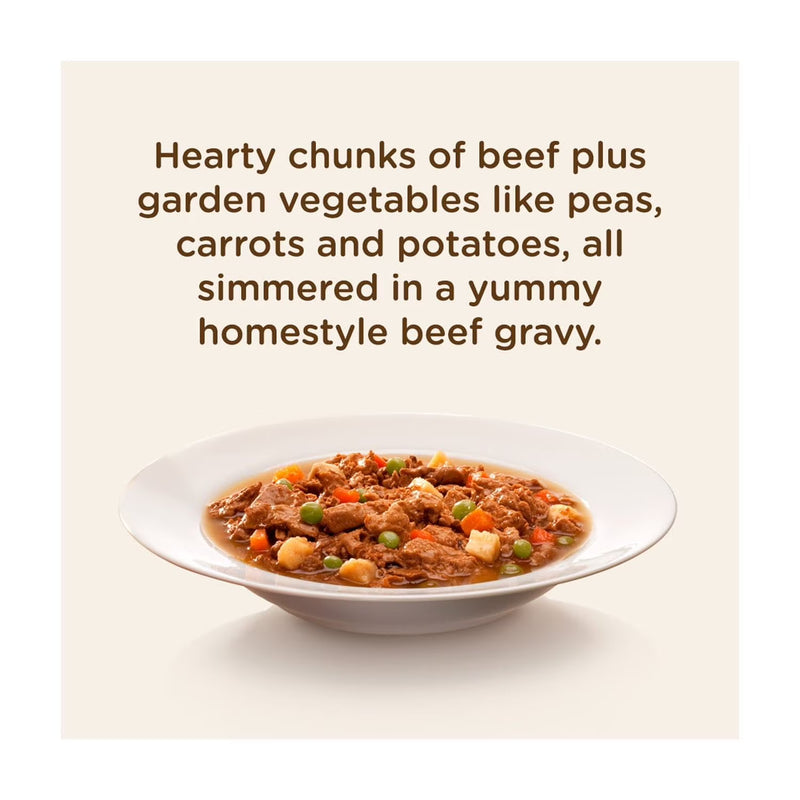 Rachael Ray Nutrish Natural Wet Dog Food, Grain Free, Hearty Beef Stew, 8 oz tub