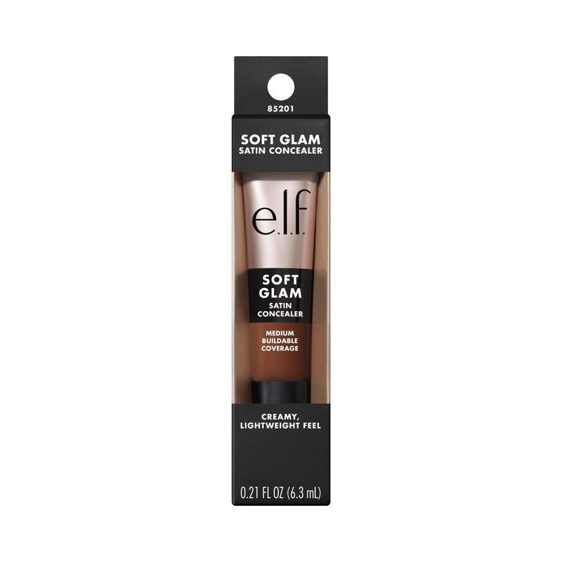 e.l.f. Soft Glam Satin Concealer, 52 Deep Cool, 0.21 fl oz